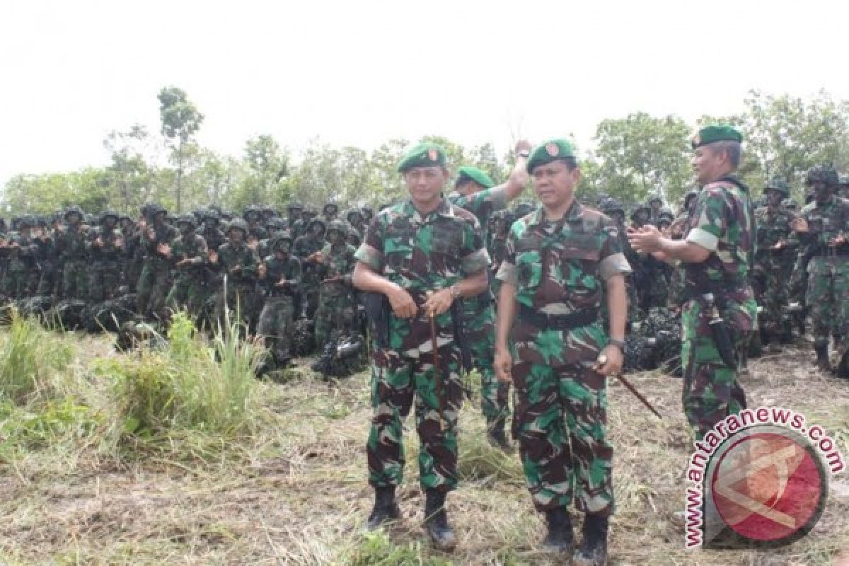 TNI Kodam Sriwijaya latihan gempur musuh