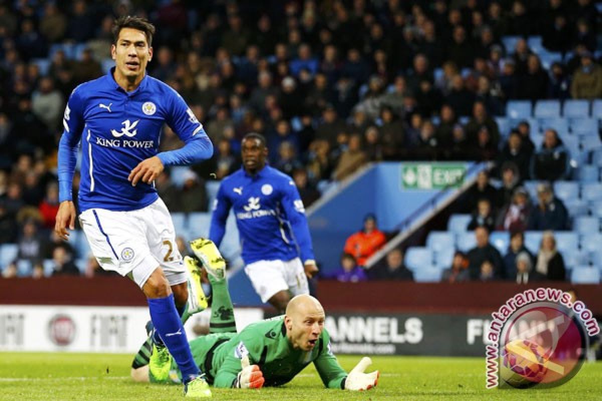 Aston Villa singkirkan Leicester dari Piala FA