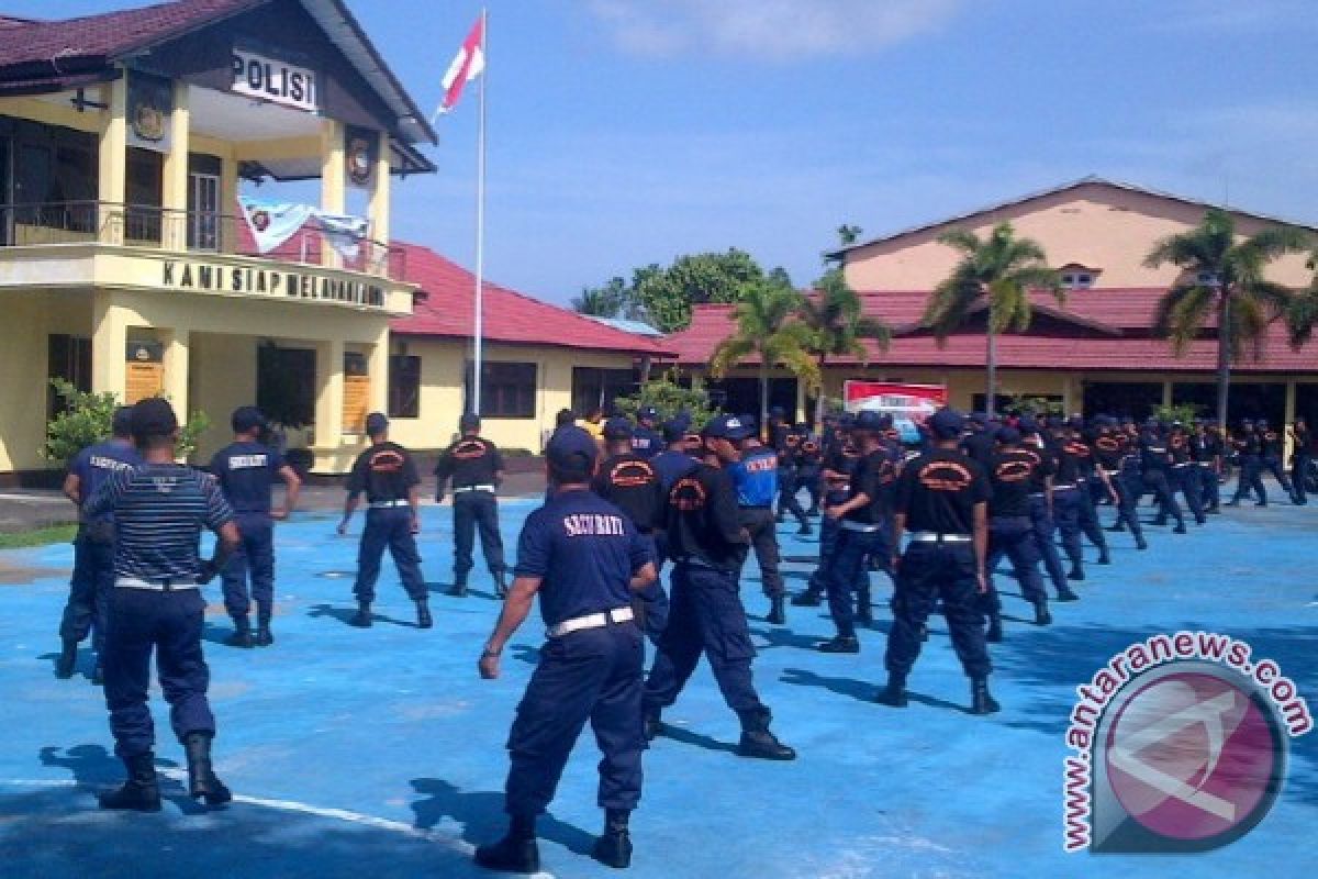 56 Satpam Ikuti Pendidikan Dasar di Polres Ketapang