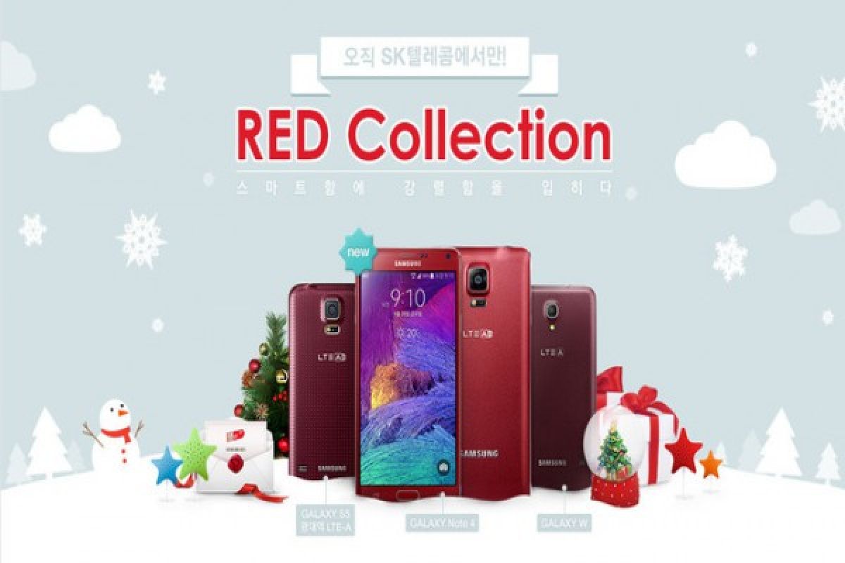 Sambut Natal, Samsung luncurkan Galaxy Note 4 "Velvet Red"