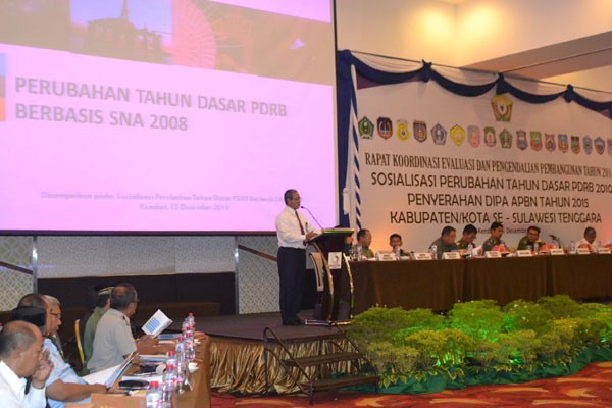 BPS Sultra Sosialisasi Perubahan Tahun Dasar PDRB 