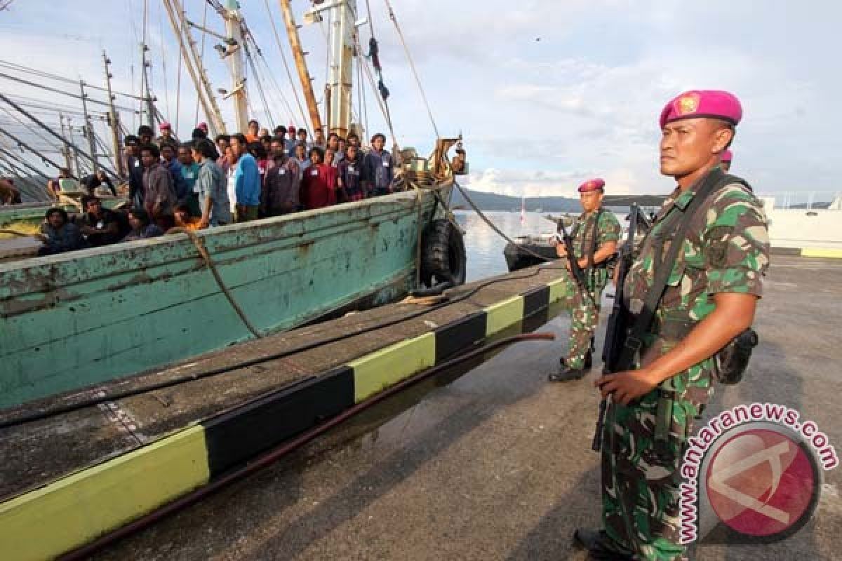 TNI AL rutin cegah pencurian ikan