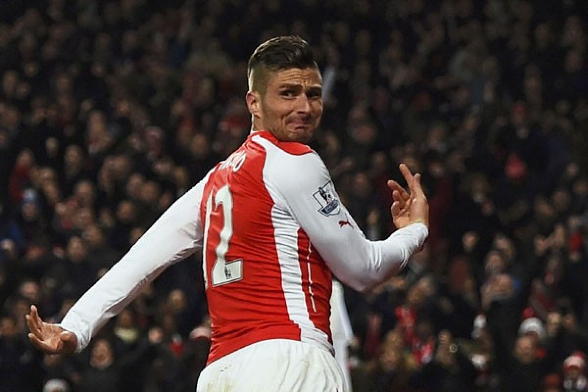 Giroud sempurnakan kemenangan 2-0 Arsenal atas Stoke