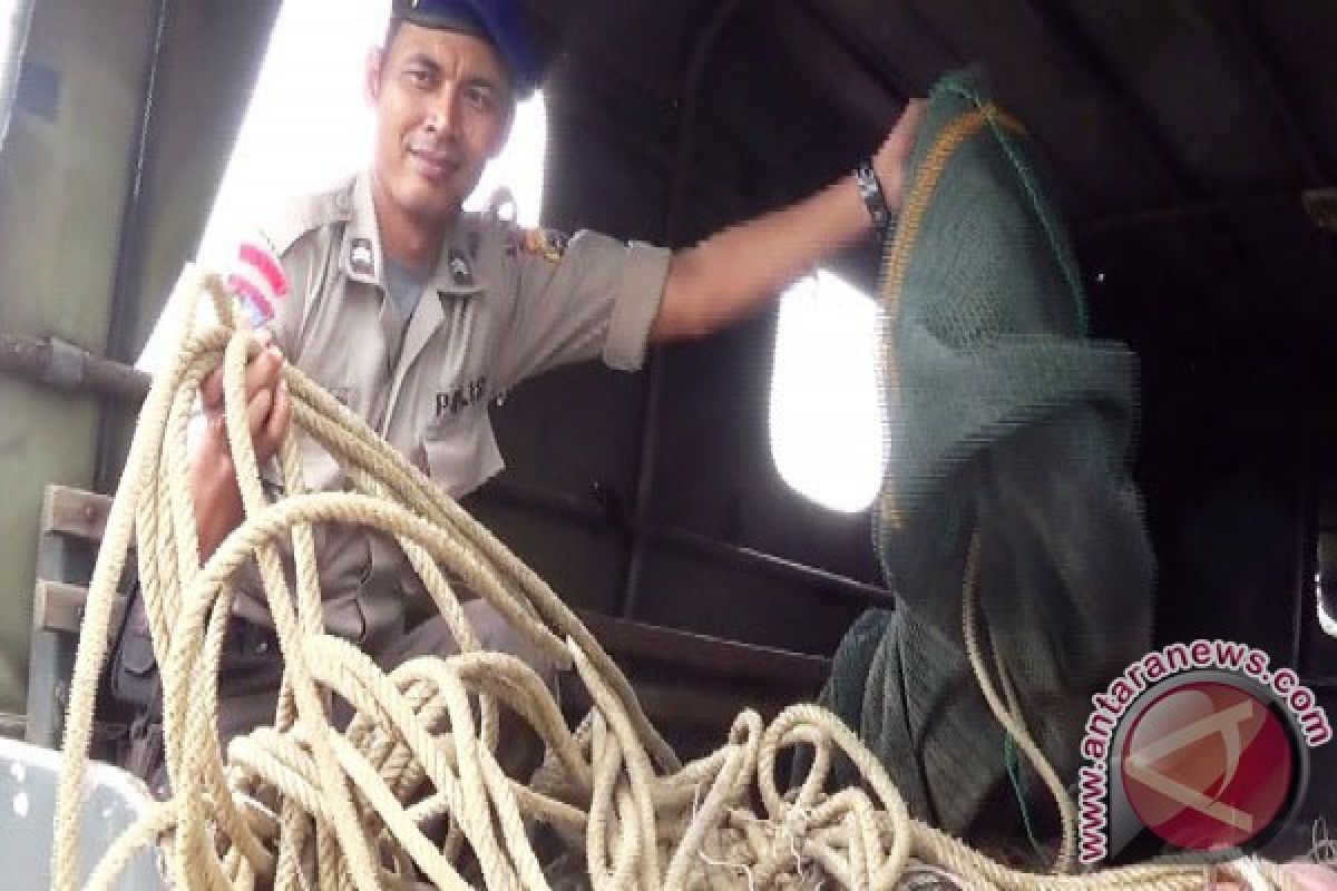 Ditpolair Bengkulu tangkap dua kapal nelayan 