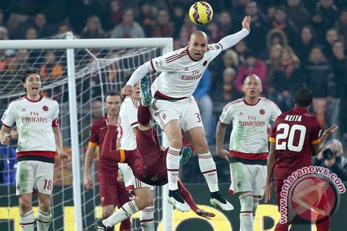 Roma ditahan imbang AC Milan