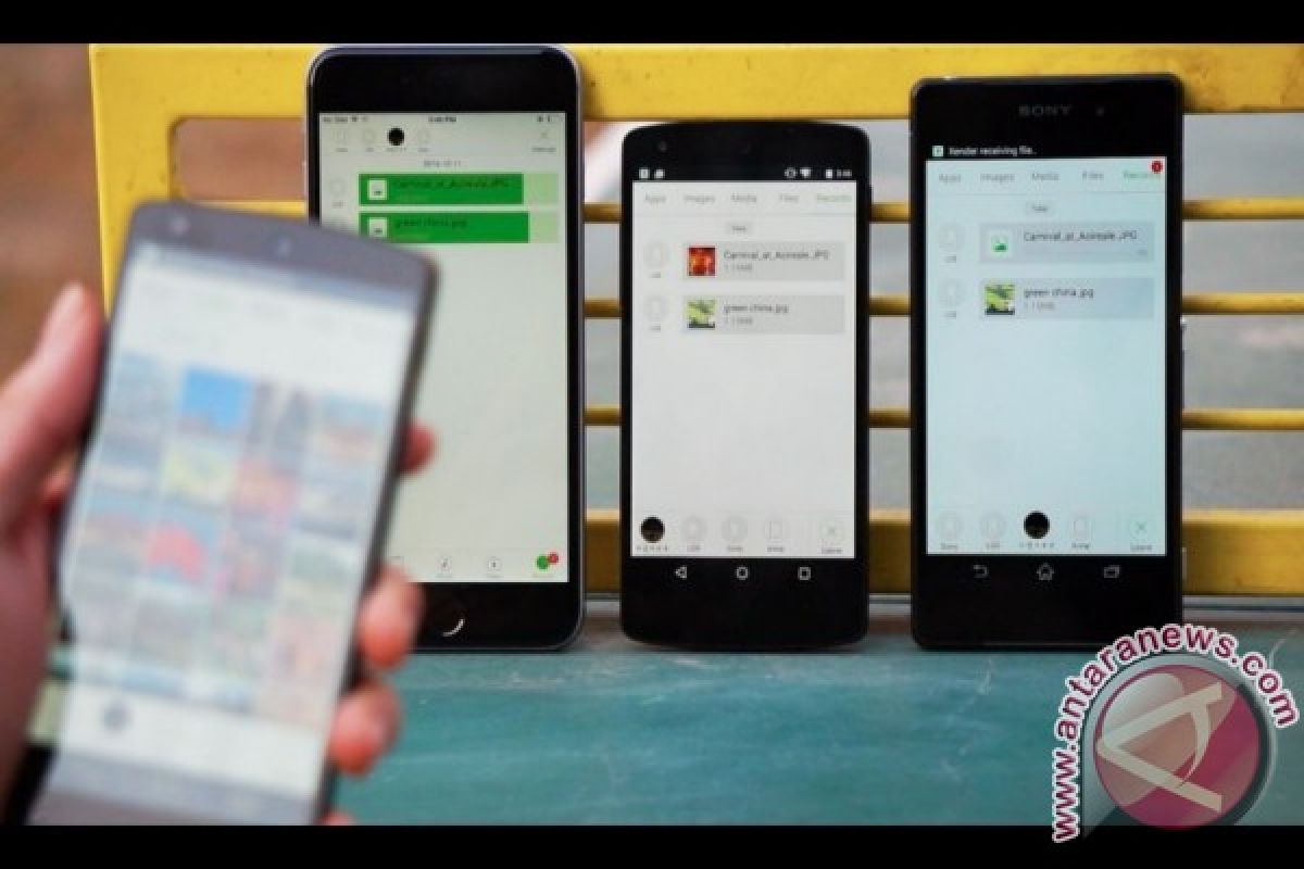 Transfer file dari Android ke iPhone dengan Xender