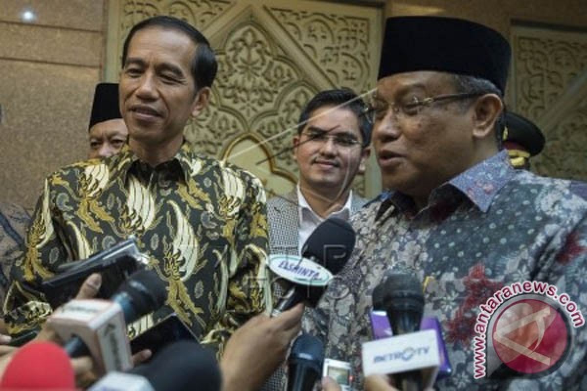 Presiden Bersilaturahim dengan PBNU dan Muhammadiyah