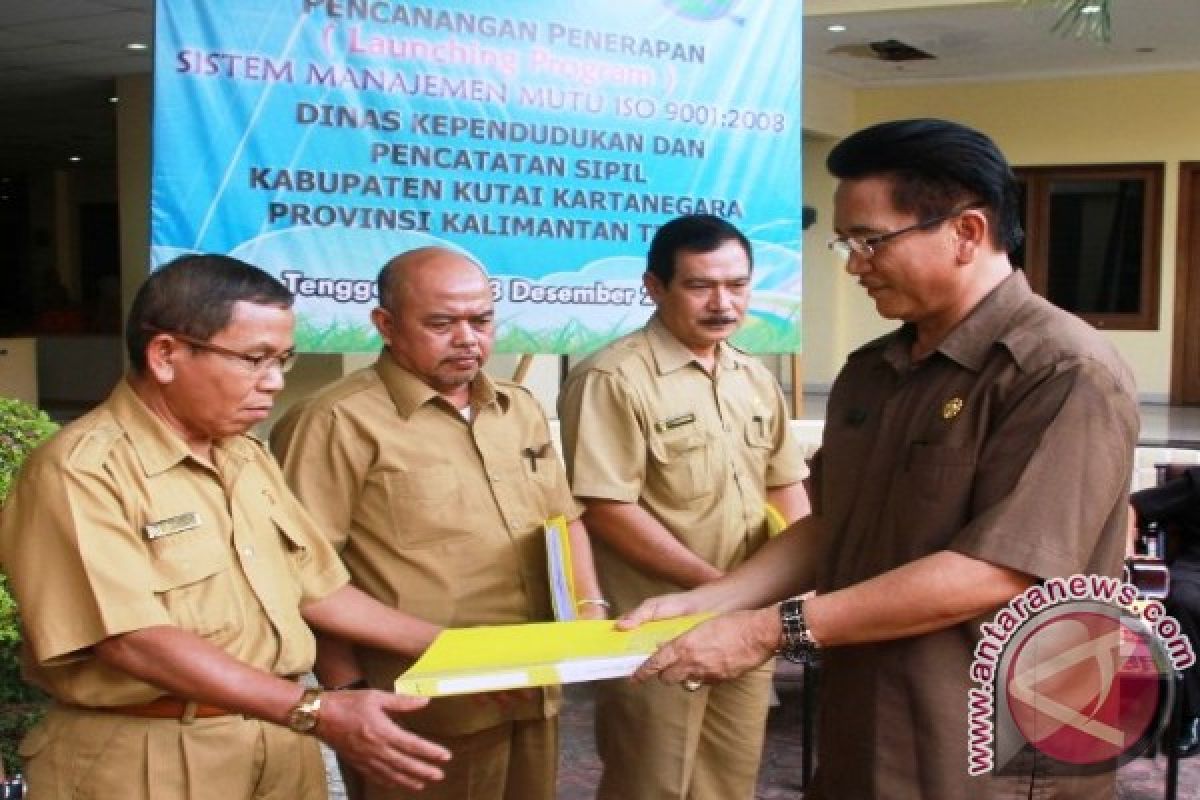 Disdukcapil Kukar Terapkan Manajemen Mutu ISO 9001:2008