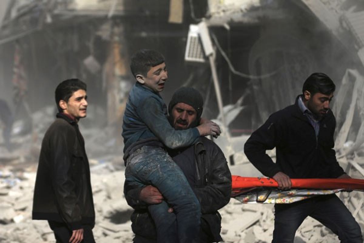 Serangan rezim Suriah tewaskan 52 warga sipil