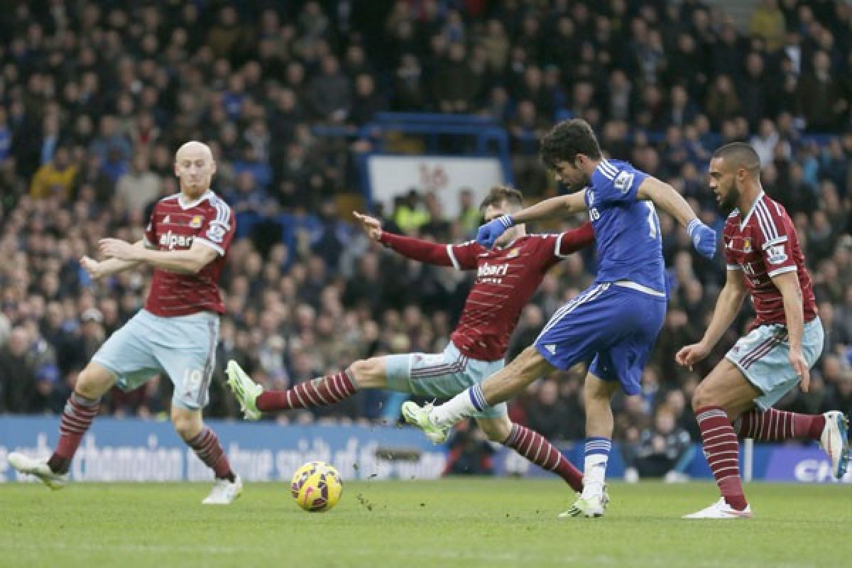 West Ham sementara ungguli Liverpool 1-0