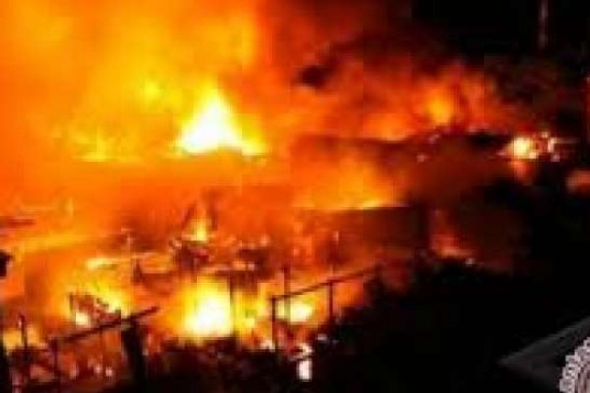 Rumah Dinas Bupati Barito Utara Habis Terbakar