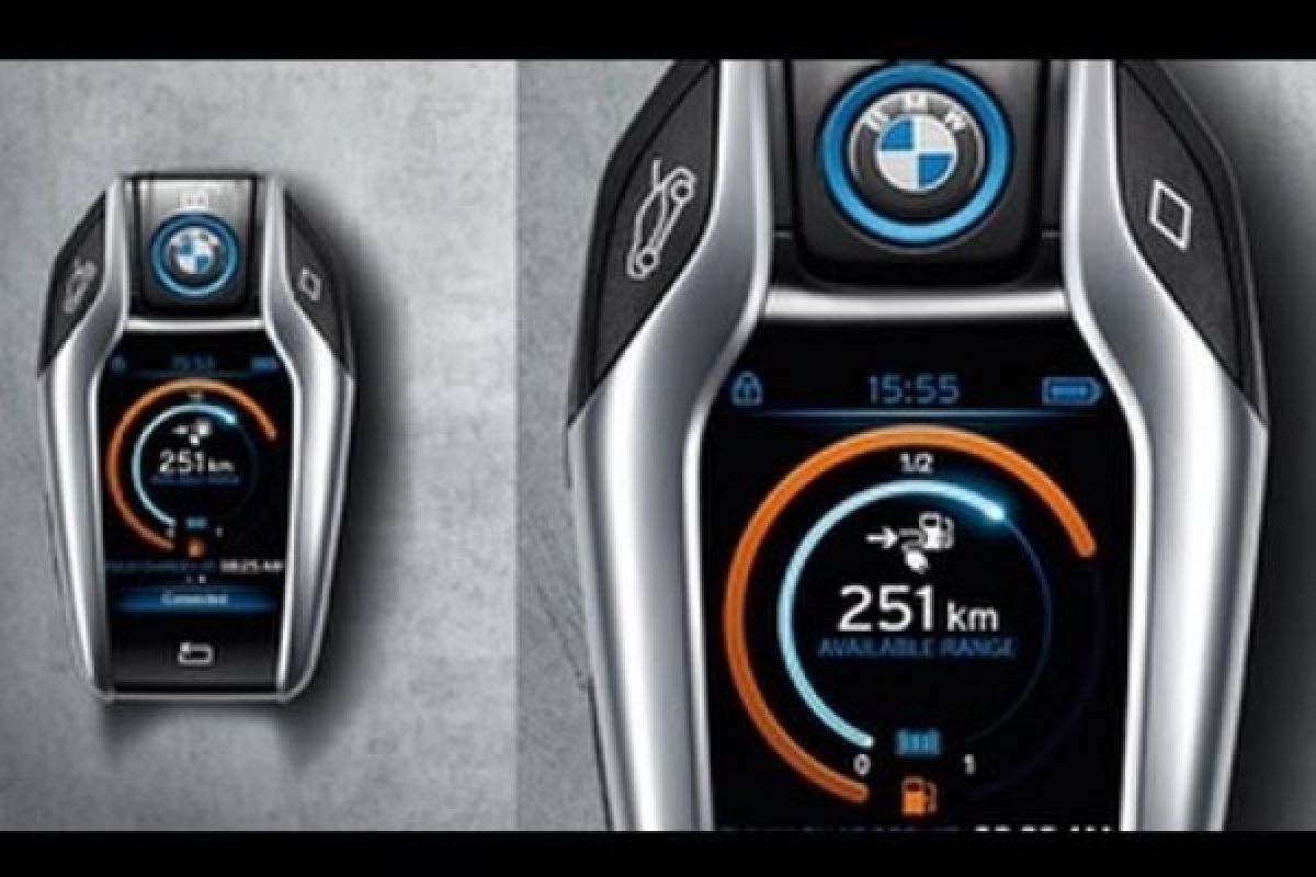 BMW perkenalkan remot kunci mobil berlayar sentuh