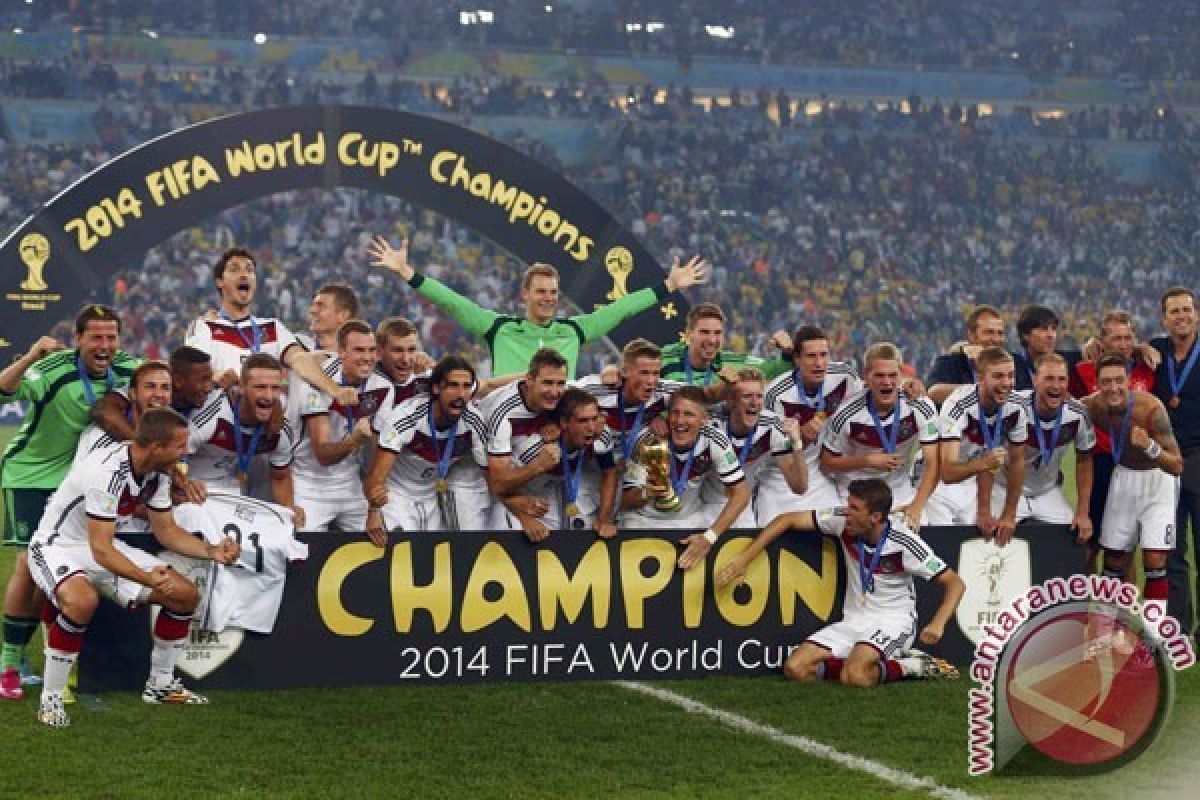  Juara Dunia Jerman peringkat teratas FIFA