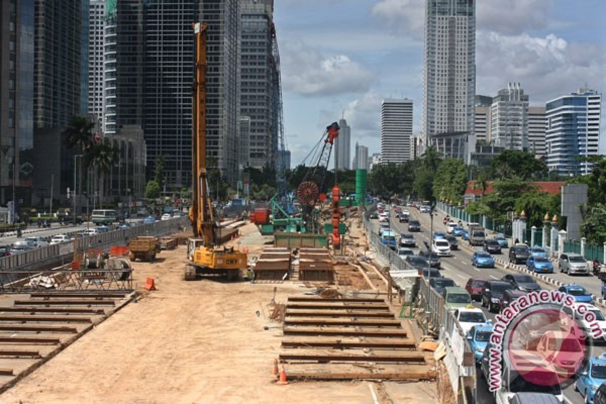 Proyek MRT masuki tahap pembuatan kolom stasiun