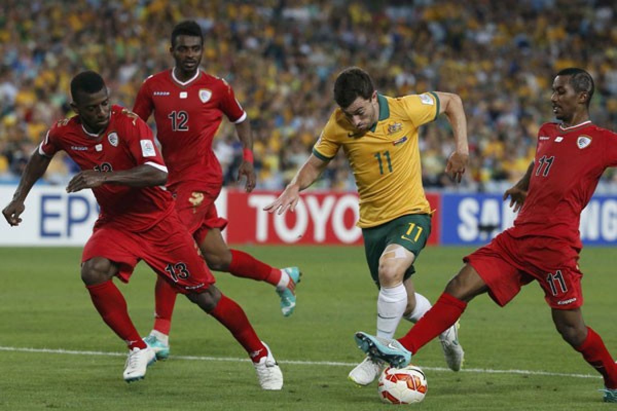 Australia gilas Oman 4-0 di Piala Asia