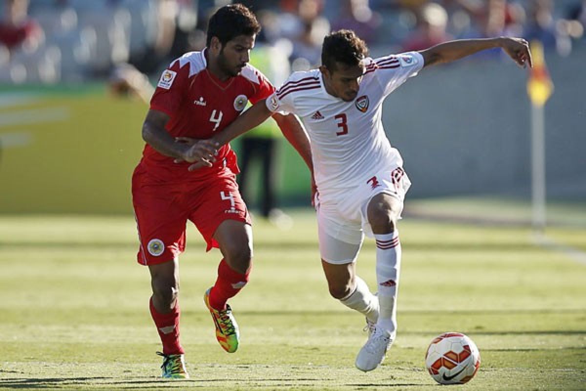 UAE taklukan Bahrain 2-1 di Piala Asia