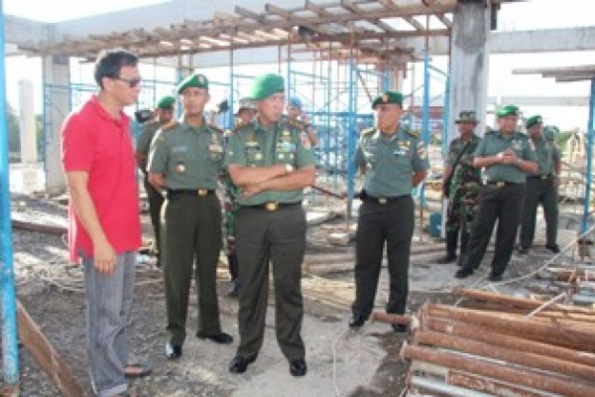 Pangdam Wirabuana tinjau pembangunan gedung Kodam 