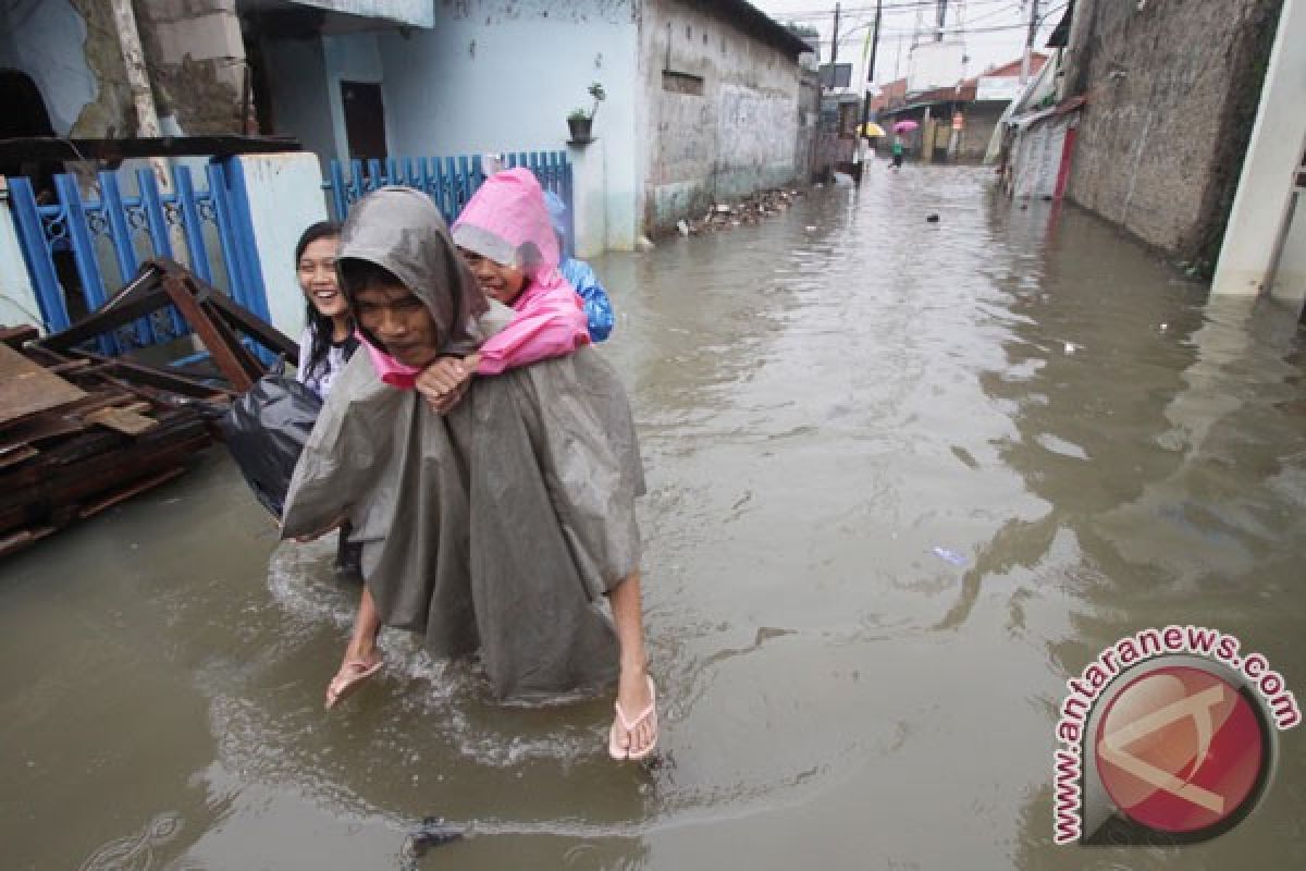 Jakarta diguyur hujan pada Rabu