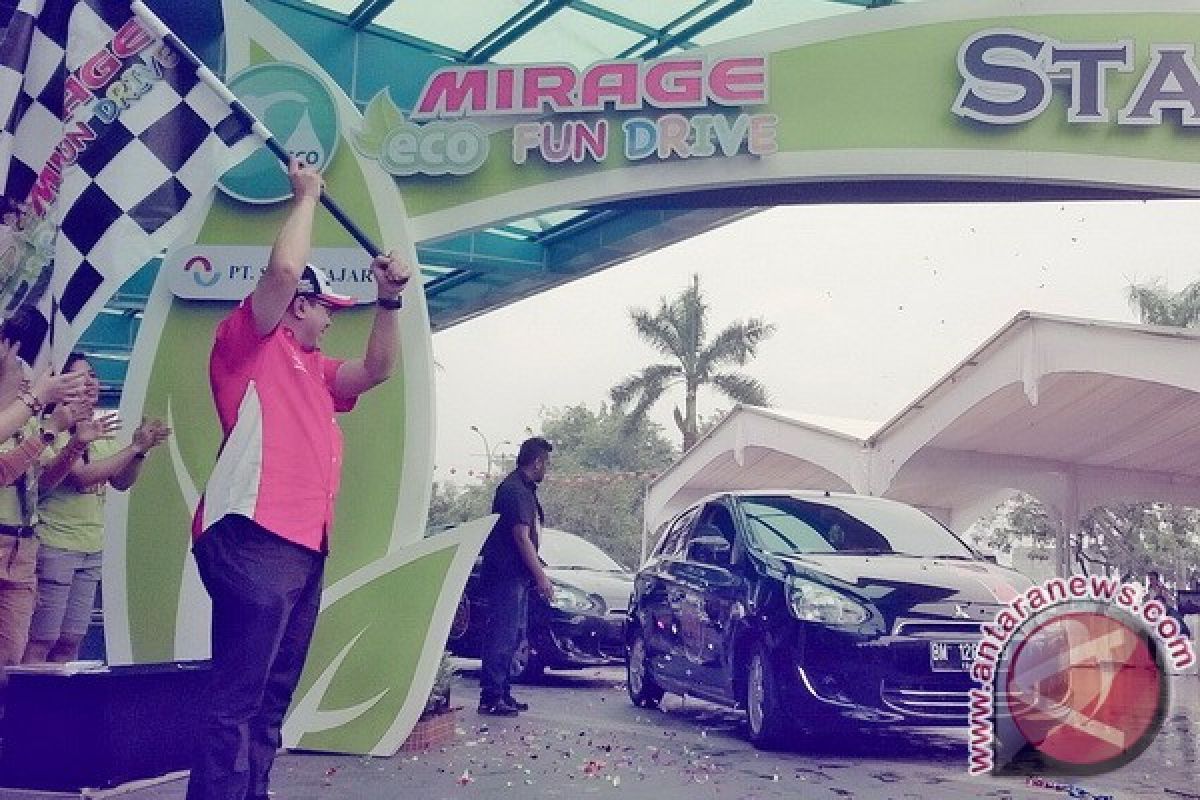 Mitsubishi uji keiritan Mirage di Pekanbaru