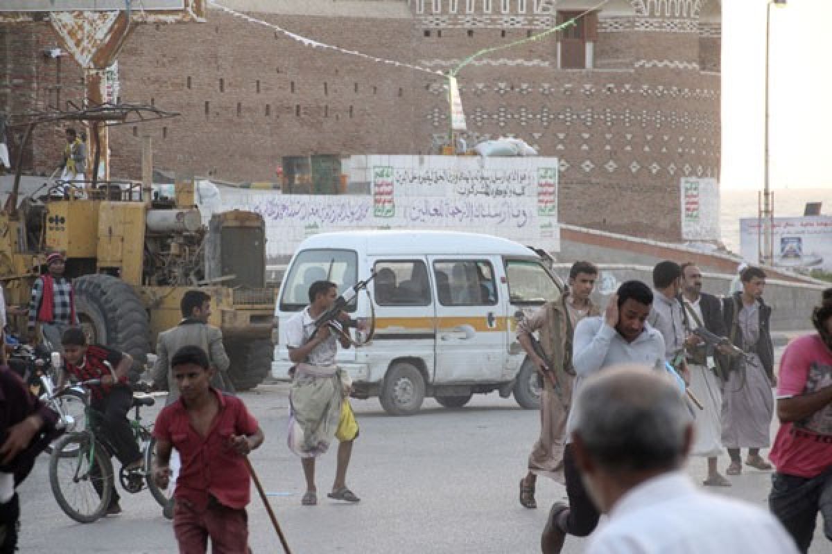 Warga Yaman protes peta jalan damai PBB
