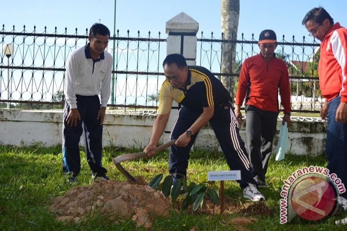 Setda Lamandau Dukung Gerakan Menanam Pohon