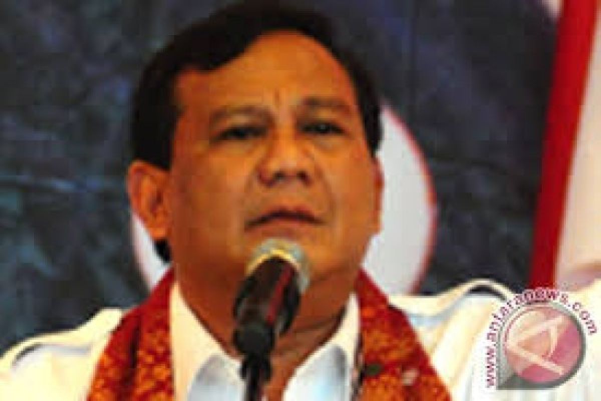 Prabowo tegaskan tugas pemimpin menghilangkan penderitaan rakyat yang dipimpinnya