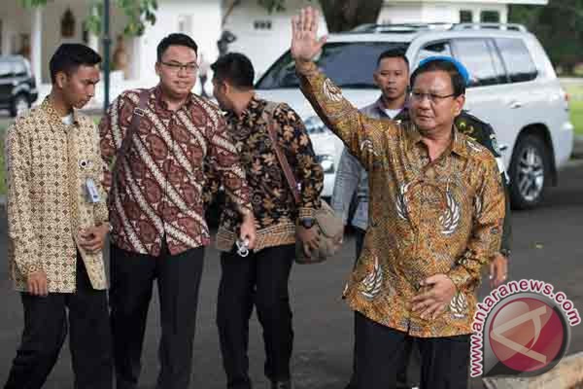 Prabowo bertemu Presiden di Istana Bogor