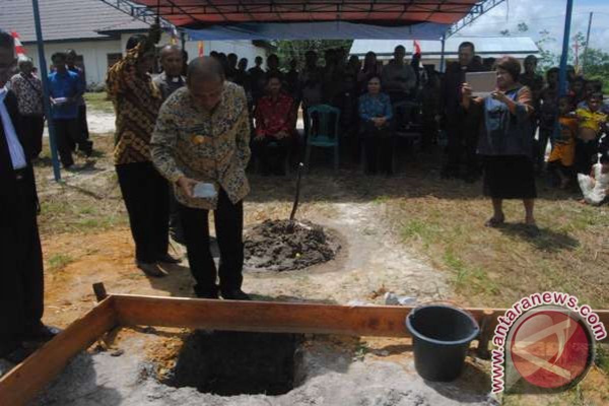 Pembangunan Gedung Pastori GMII Mensiku Binjai Hulu Dimulai