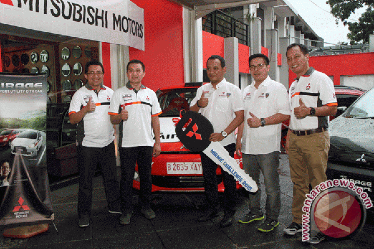 Mitsubishi Mirage siap tanding pada balap dan rally 2015
