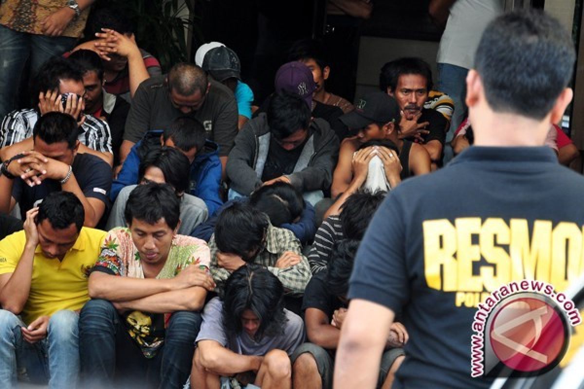 204 Preman di Bandung Terjaring Razia Polisi