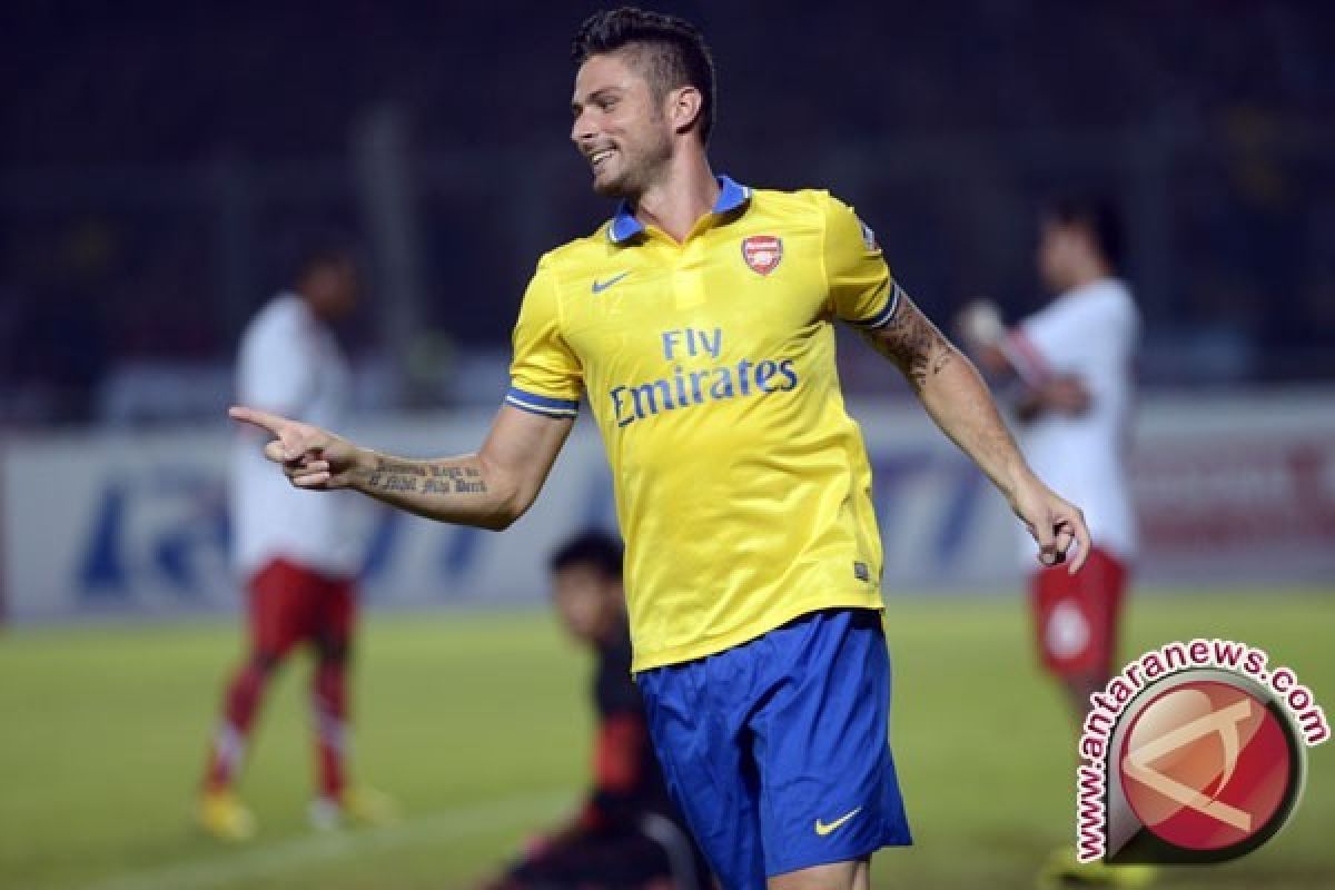 Babak I: Giroud bawa Arsenal ungguli Aston Villa