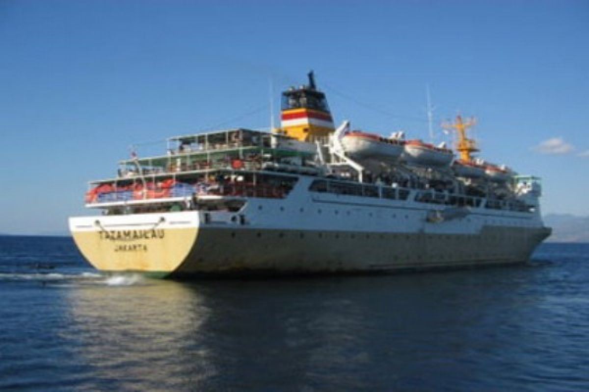 KMP Tatamailau kandas di pelabuhan Paumako Timika