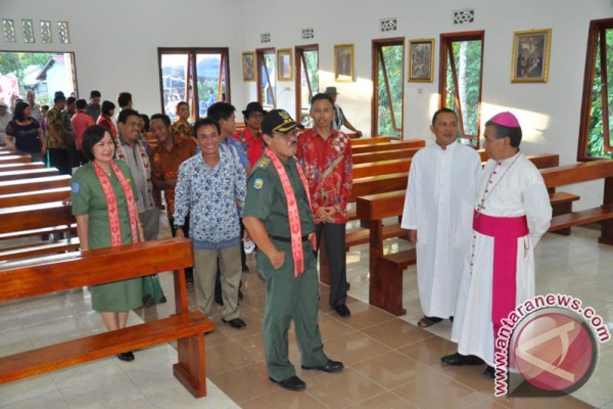 Gereja Katolik Santo Andreas Jerora II Diresmikan  