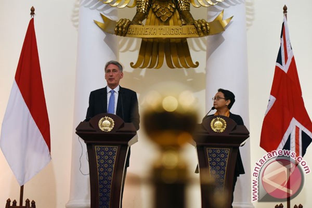 Menlu Indonesia-Inggris lakukan pertemuan bilateral