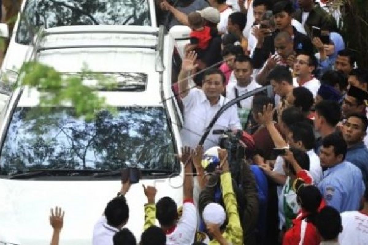 Pimpinan parpol datangi rumah Prabowo jelang pendaftaran