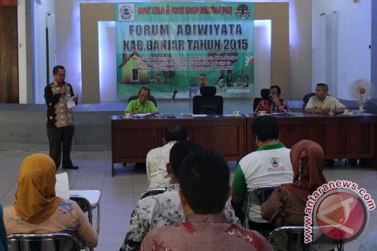 Banjar Tambah Tiga Sekolah Peraih Adiwiyata