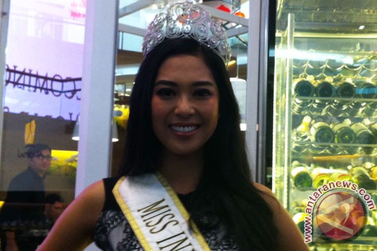 Miss Indonesia Maria Rahajeng ingin jadi penyiar