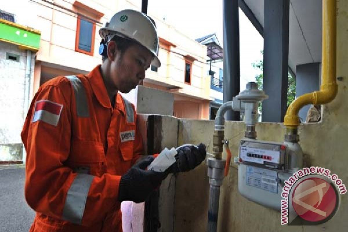 Gas rumah tangga aliri Pekanbaru mulai 2016