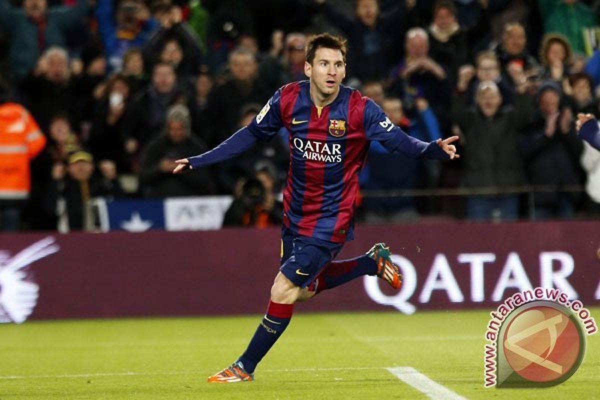 Barcelona tundukkan Real Madrid 3-2, Messi cetak dua gol