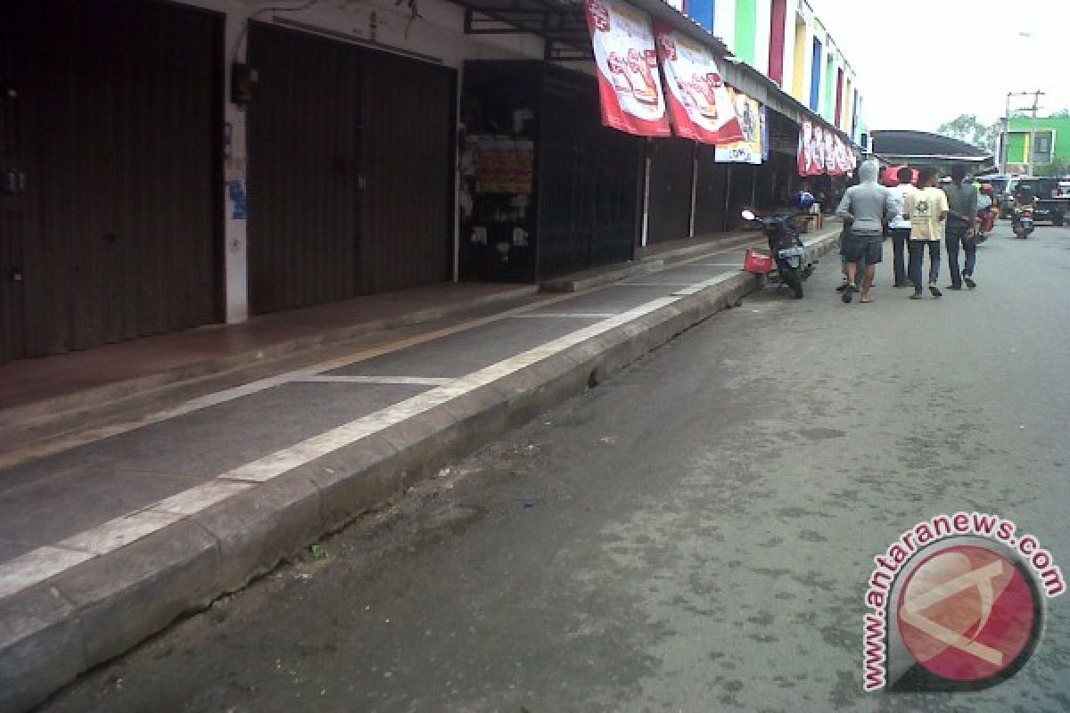 Pasar di Pangkalpinang Sepi