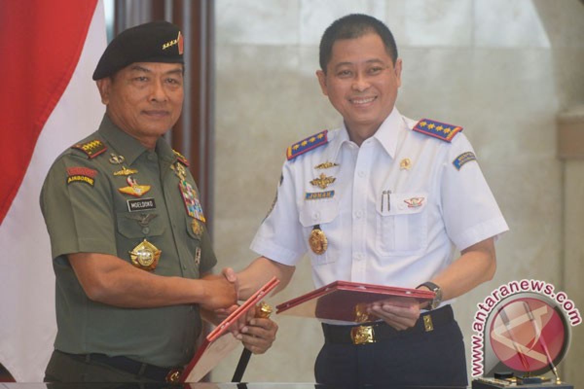 Kemenhub gandeng TNI amankan objek vital