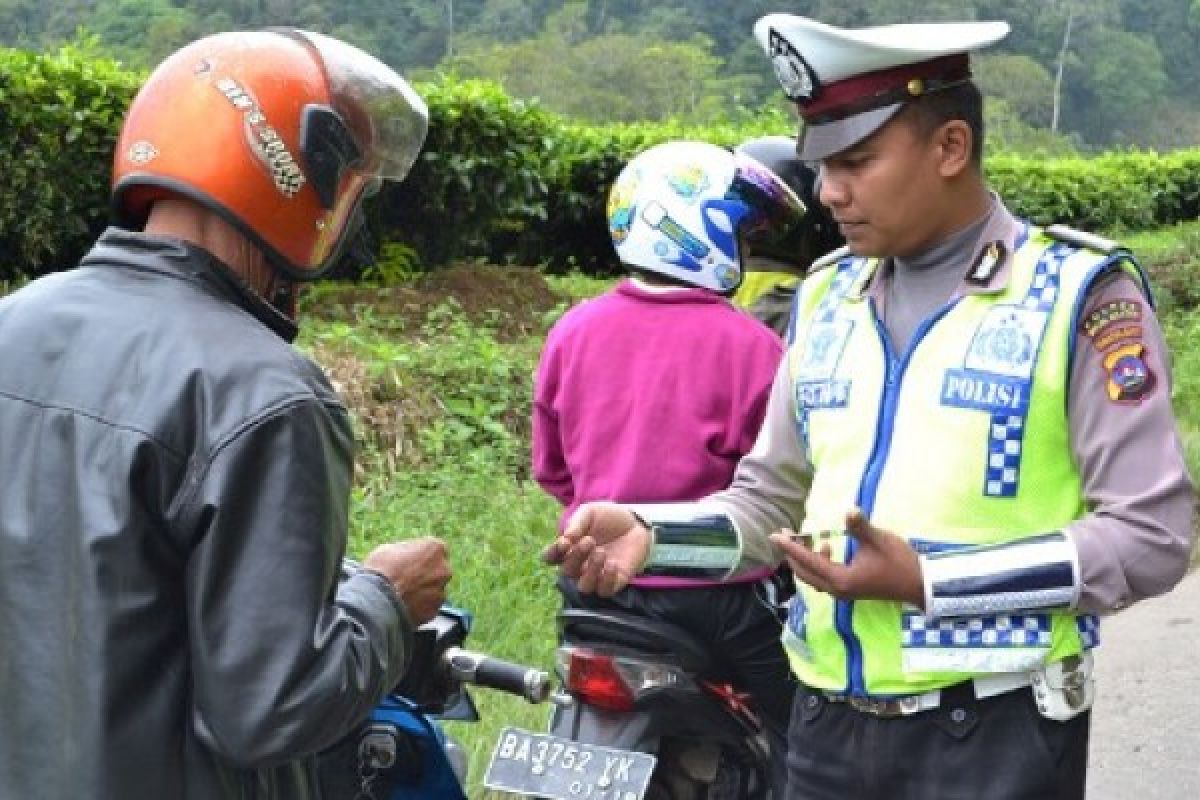 Satlantas Polres Pasaman Barat Amankan 53 Kendaraan