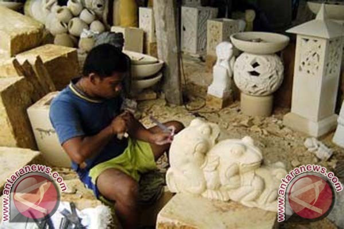 Patung Kodok Bahan Batu Padas Laris ke AS