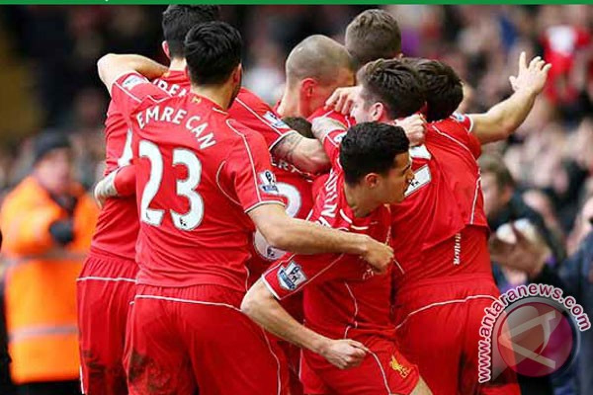 Klasemen Liga Inggris, Liverpool dekati empat besar