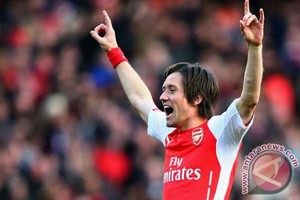 Cedera Rosicky bisa mengakhiri karirnya di Arsebal