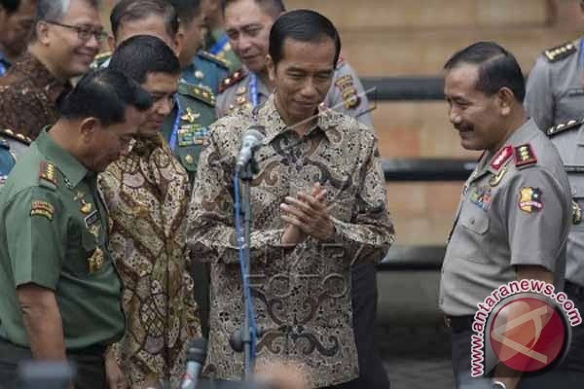 Presiden Beri Arahan Peserta Rapimnas TNI-Polri