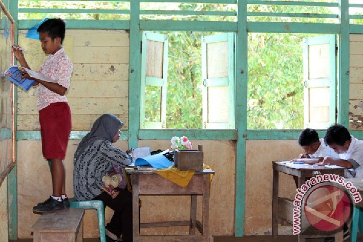 Bangunan SDN 18 Batu Landung Memprihatinkan 