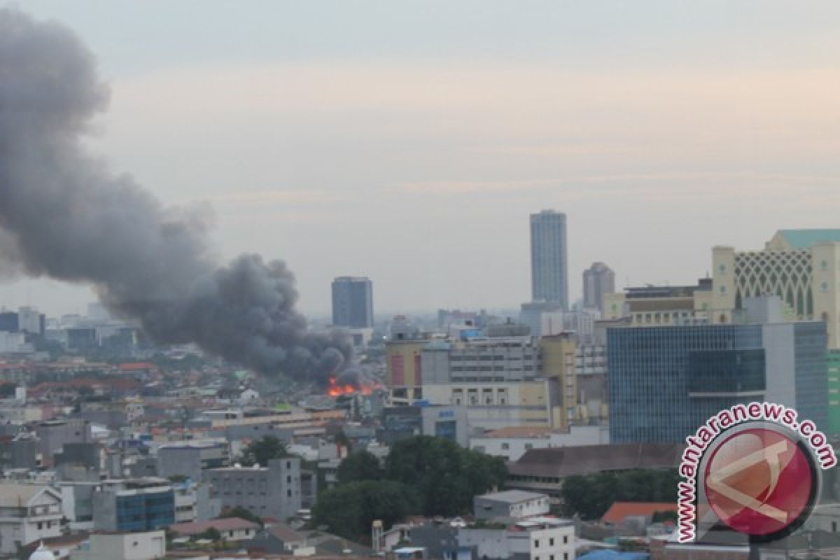 Kebakaran di kawasan Tanah Abang