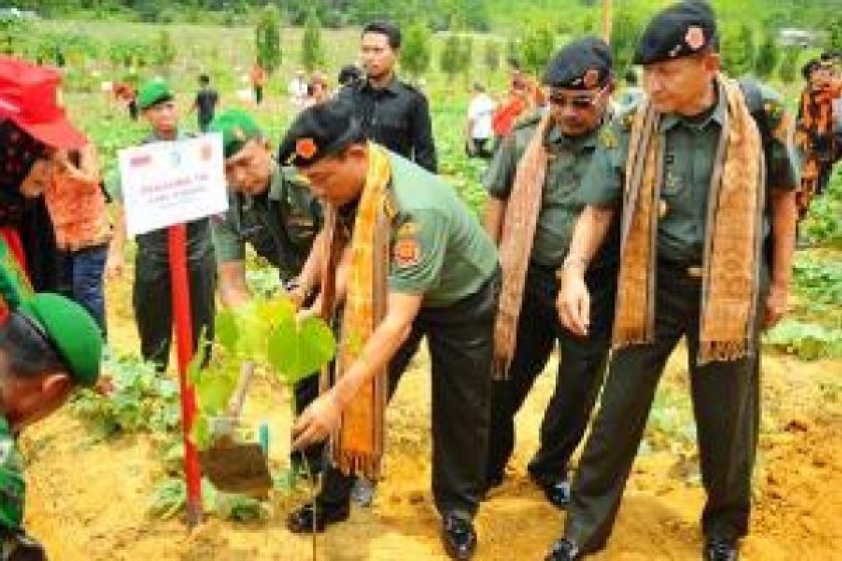 Kodim 0304/Agam Manfaatkan Lahan Dorong Ekonomi Masyarakat