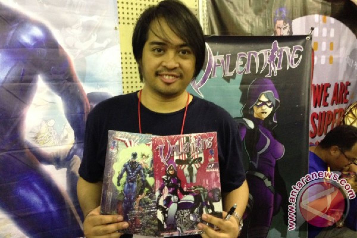 Komik superhero Indonesia "Valentine" diangkat ke film